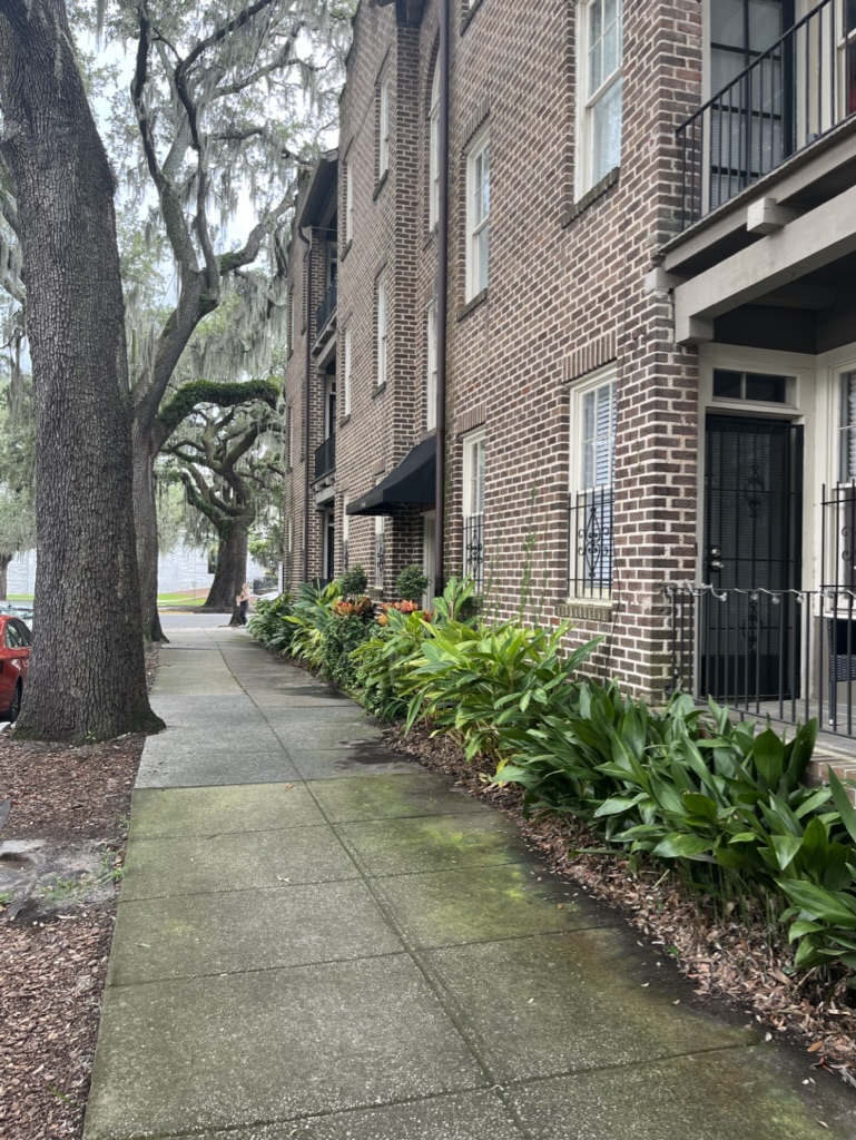 3 West Apartments building exterior with historic Savannah architecture