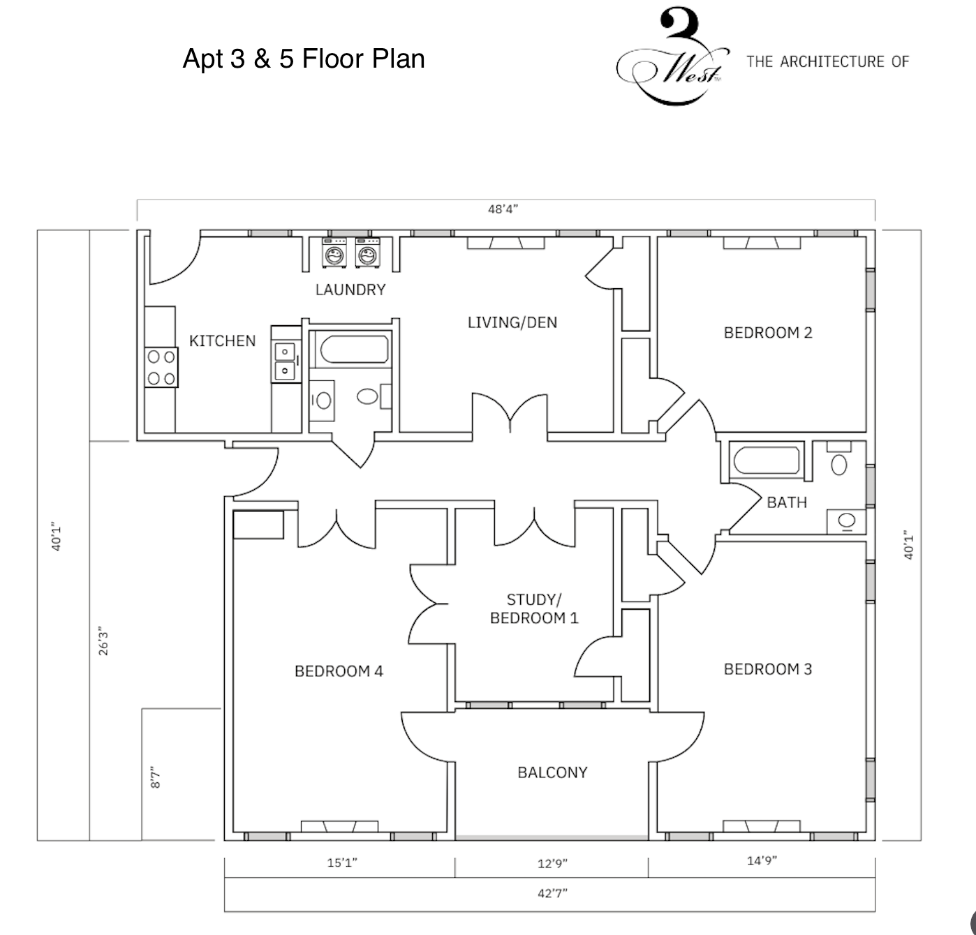 Apartment 4 floor plan
